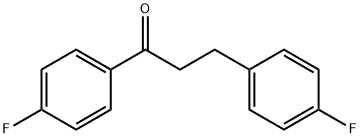 4'-FLUORO-3-(4-FLUOROPHENYL)PROPIOPHENONE Structure