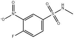 4-Fluoro-N-methyl-3-nitrobenzenesulfonamide 구조식 이미지