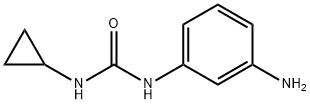 N-(3-aminophenyl)-N'-cyclopropylurea 구조식 이미지
