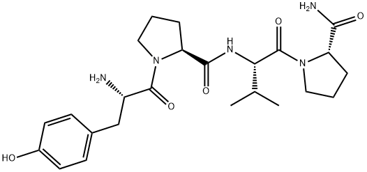 (VAL3)-BETA-CASOMORPHIN(1-4)아미드(소)아세테이트염 구조식 이미지