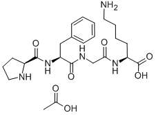 PRO-PHE-GLY-LYS 구조식 이미지