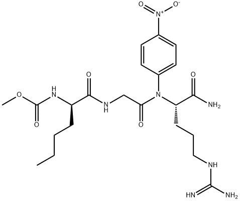 METHOXYCARBONYL-D-NLE-GLY-ARG-PNA Structure