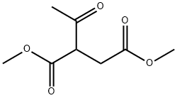Dimethyl acetylsuccinate 구조식 이미지