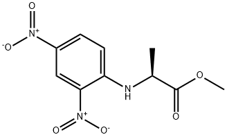 N-(2,4-DINITROPHENYL)-L-ALANINE METHYL ESTER Structure