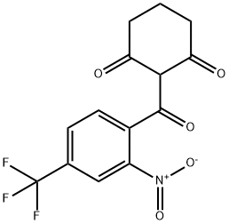 2-(2-nitro-4-trifluoromethylbenzoyl)-1,3-cyclohexanedione Structure