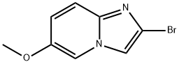 IMidazo[1,2-a]pyridine, 2-broMo-6-Methoxy- Structure