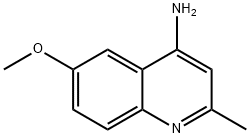 4-AMINO-6-METHOXY-2-METHYLQUINOLINE 구조식 이미지