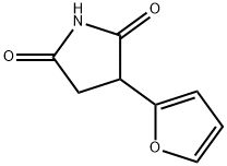 3-(2-FURYL)-2,5-PYRROLIDINEDIONE 구조식 이미지