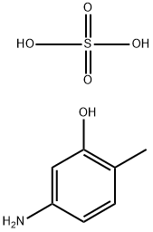 bis(3-hydroxy-p-tolylammonium) sulphate Structure