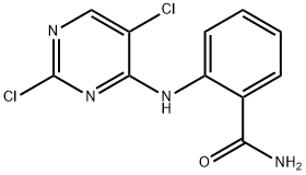 BenzaMide, 2-[(2,5-dichloro-4-pyriMidinyl)aMino]- Structure