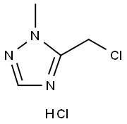 5-클로로메틸-1-메틸-1H-[1,2,4]트리아졸염산염 구조식 이미지