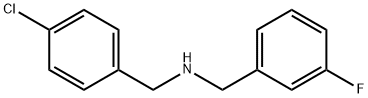 N-(4-Chlorobenzyl)-3-fluorobenzylaMine, 97% Structure