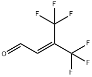 4,4,4-트리플루오로-3-(트리플루오로메틸)크로톤알데히드 구조식 이미지