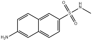 2-Naphthylamine-6-sulfonmethylamide 구조식 이미지
