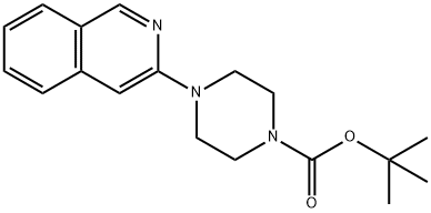 tert-Butyl 4-(isoquinolin-3-yl)piperazine-1-carboxylate Structure