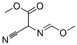 아세트산,시아노[(메톡시메틸렌)아미노]-,메틸에스테르(9CI) 구조식 이미지