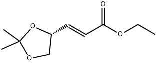 ETHYL (R)-(-)-3-(2,2-DIMETHYL-1,3-DIOXOLAN-4-YL)-TRANS-2-PROPENOATE Structure