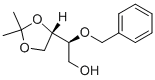 (2S,3S)-2-BENZYLOXY-3,4-O-ISOPROPYLIDENE-BUTAN-1-OL Structure