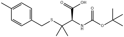Boc-L-4-메틸벤질-L-페니실라민 구조식 이미지
