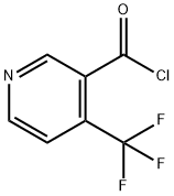 3-Pyridinecarbonyl chloride, 4-(trifluoromethyl)- (9CI) 구조식 이미지