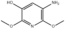 5-아미노-2,6-다이메톡시-3-하이드록시피리딘 구조식 이미지