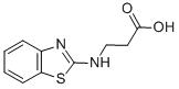 3-(BENZOTHIAZOL-2-YLAMINO)-PROPIONIC ACID 구조식 이미지