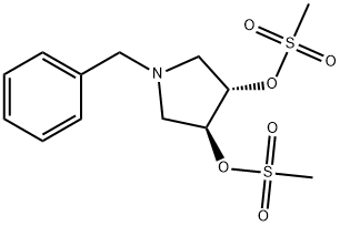 (S,S)-N-BENZYL-3,4-트랜스-디메솔레이트피롤리딘 구조식 이미지