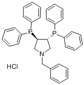 (3R,4R)-(+)-1-BENZYL-3,4-BIS(디페닐포스피노)피롤리딘염산염 구조식 이미지