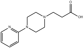 2-(4-pyridin-2-ylpiperazin-1-yl)propanoic acid Structure