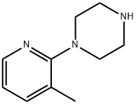 Piperazine, 1-(3-methyl-2-pyridinyl)- (9CI) 구조식 이미지