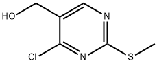 (4-CHLORO-2-METHYLSULFANYL-PYRIMIDIN-5-YL)-METHANOL 구조식 이미지