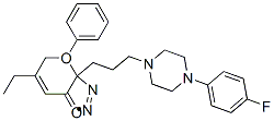 5-ethyl-2-[3-[4-(4-fluorophenyl)piperazin-1-yl]propyl]-1-phenyl-pyrazo l-3-one Structure