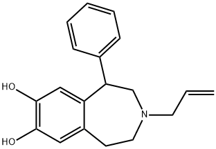 (+/-)-7,8-DIHYDROXY-3-ALLYL-1-PHENYL-2,3,4,5-TETRAHYDRO-1H-3-BENZAZEPINE HYDROBROMIDE Structure