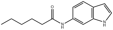 6-hexanamidoindole Structure