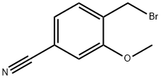 4-시아노-2-메톡시벤질브로마이드 구조식 이미지