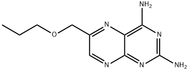 6-(Propoxymethyl)-2,4-pteridinediamine Structure