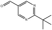 5-Pyrimidinecarboxaldehyde, 2-(1,1-dimethylethyl)- (9CI) 구조식 이미지