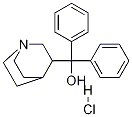 1-Azabicyclo[2.2.2]oct-3-yl(diphenyl)methanol hydrochloride 구조식 이미지