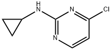 (4-Chloro-pyrimidin-2-yl)-cyclopropyl-amine 구조식 이미지