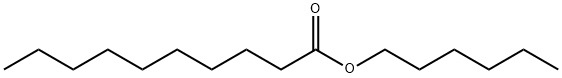헥실데카노에이트 구조식 이미지