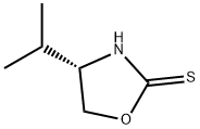(S)-(-)-4-ISOPROPYL-2-옥사졸리디네티온 구조식 이미지