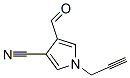 1H-Pyrrole-3-carbonitrile, 4-formyl-1-(2-propynyl)- (9CI) Structure