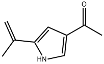 Ethanone, 1-[5-(1-methylethenyl)-1H-pyrrol-3-yl]- (9CI) 구조식 이미지