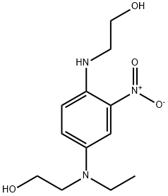 Ethanol, 2-4-ethyl(2-hydroxyethyl)amino-2-nitrophenylamino- Structure