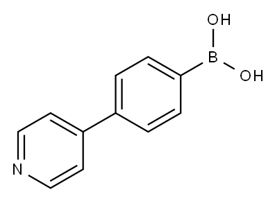 4-(pyridin-4-yl)phenylboronic acid 구조식 이미지