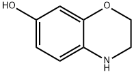 3,4-DIHYDRO-2H-1,4-BENZOXAZIN-7-OL 구조식 이미지