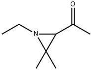 Ethanone, 1-(1-ethyl-3,3-dimethyl-2-aziridinyl)- (9CI) 구조식 이미지