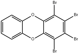 1,2,3,4-TETRABROMODIBENZO-PARA-DIOXIN Structure