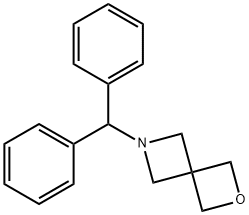 2-옥사-6-아자스피로[3.3]헵탄,6-(디페닐메틸)- 구조식 이미지