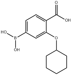 4-borono-2-(cyclohexyloxy)benzoic acid Structure